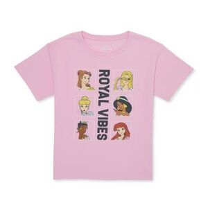 Disney Kids Pink Princesses Shirt
